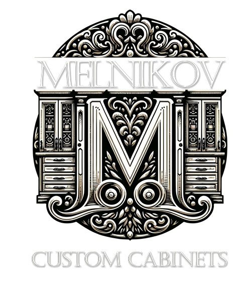 Melnikov Custom Cabinet logo - Premier Sacramento Custom Cabinets Brand